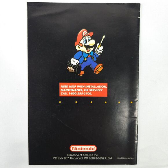 SNES Super Nintendo Entertainment System Console Instruction Manual *ONLY* - Picture 2 of 4